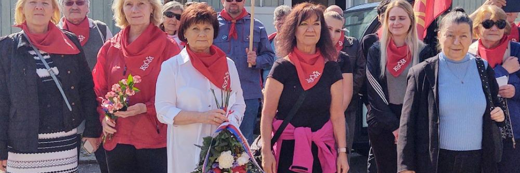 Marta Semelová, KSČM, KV KSČM Praha, Mauthausen